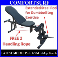 NEW MODEL Professional Multifunction ABS Six Pack Care Gym AB Fitness Sit Up Dumbbell Bench Chair